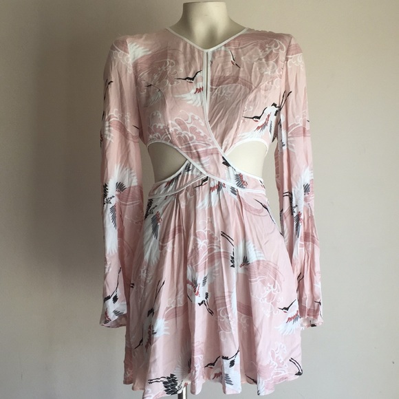 Dresses & Skirts - Pink Mini dress open sides NWT